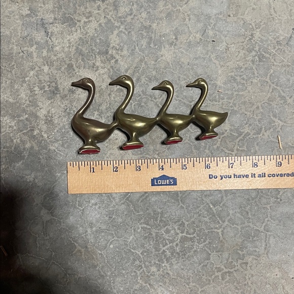 Set of Brass Duck Figurines - Picture 2 of 4